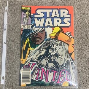 Marvel Star Wars Comic with Orange and Yellow Cover